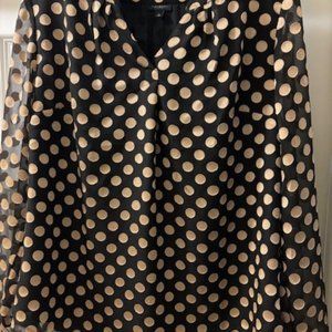 SZ L Talbots dressy blouse